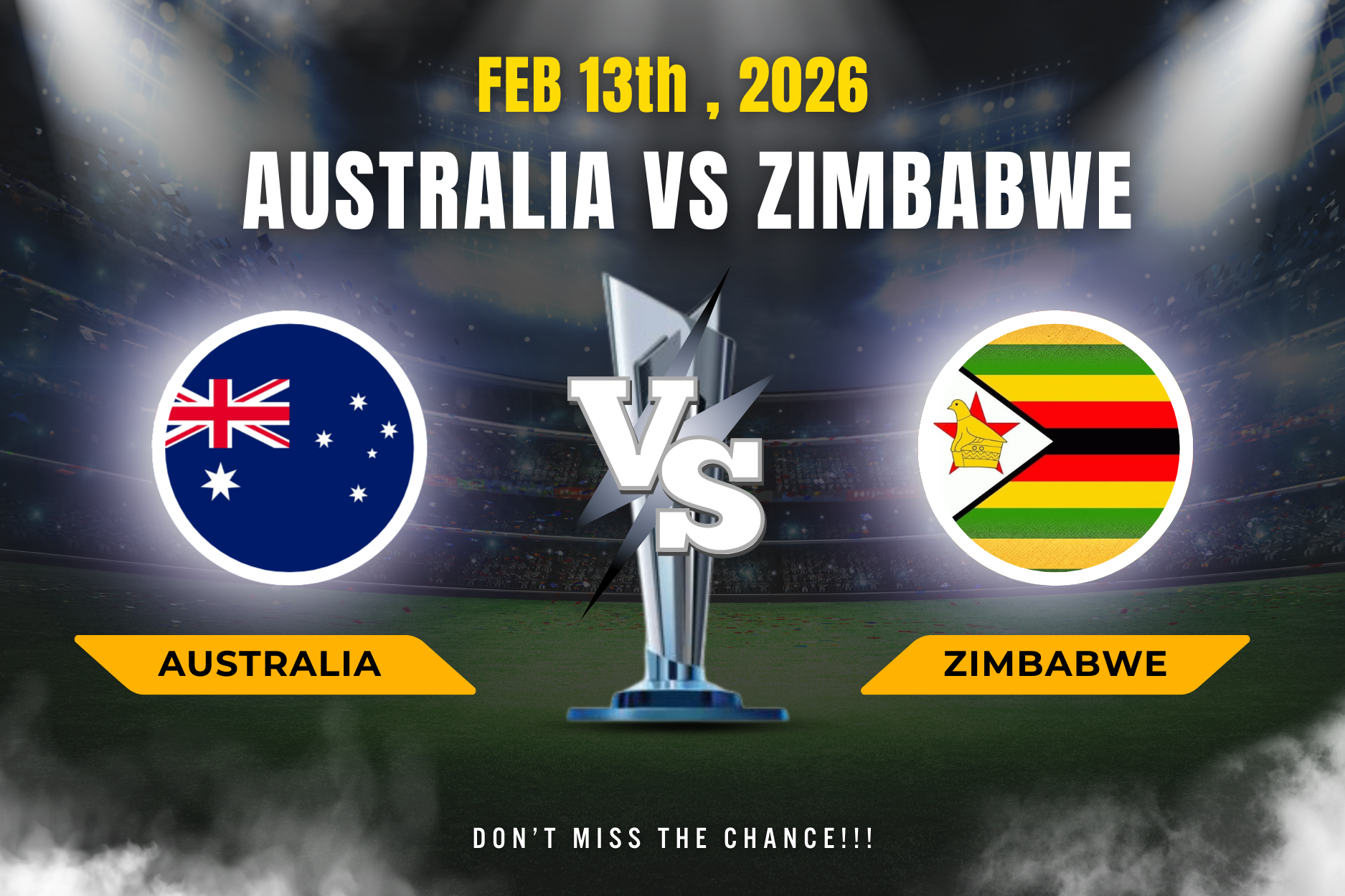 Australia vs Zimbabwe
