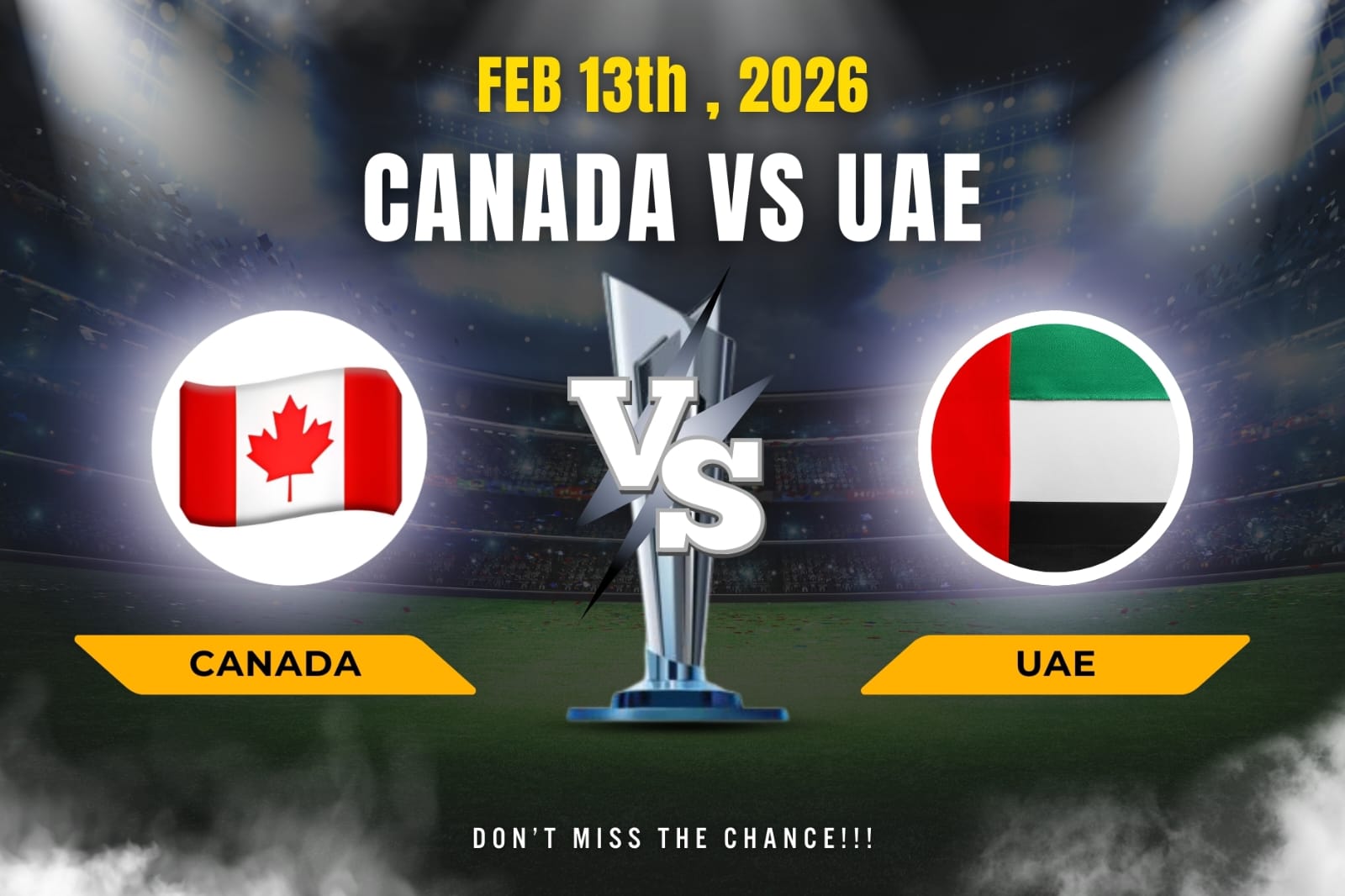 Canada vs UAE