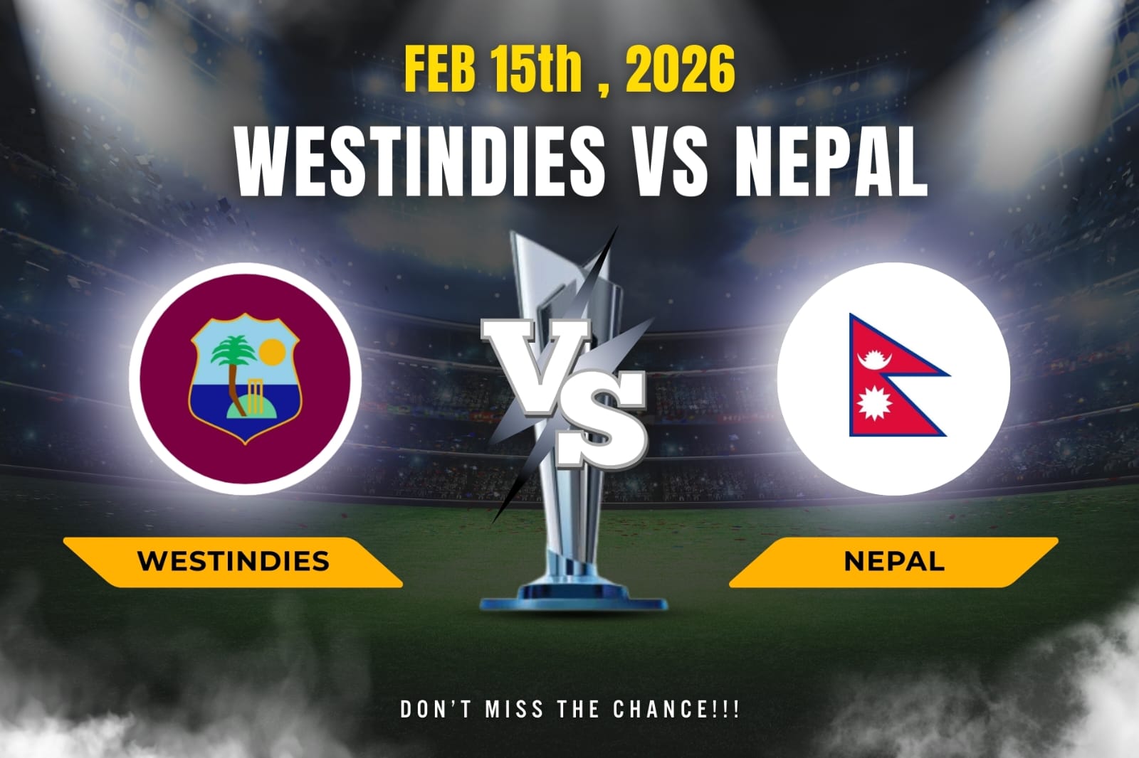 West Indies vs Nepal