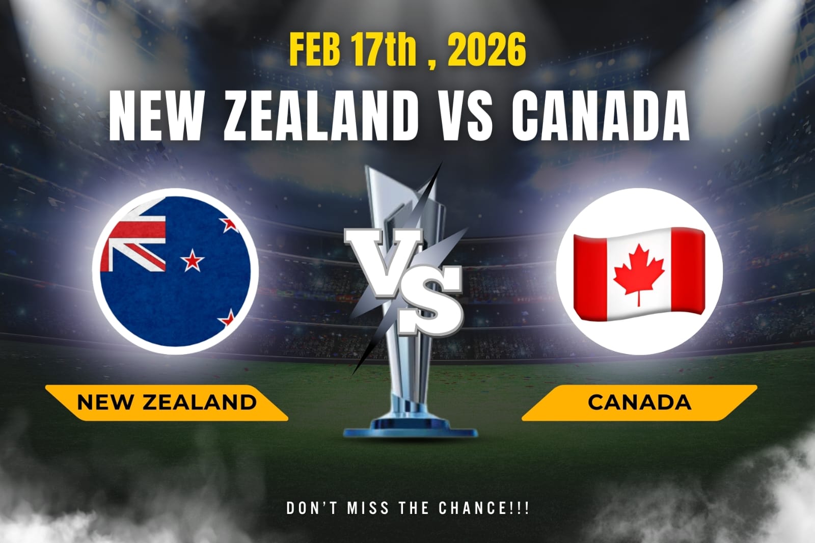 New Zealand vs Canada