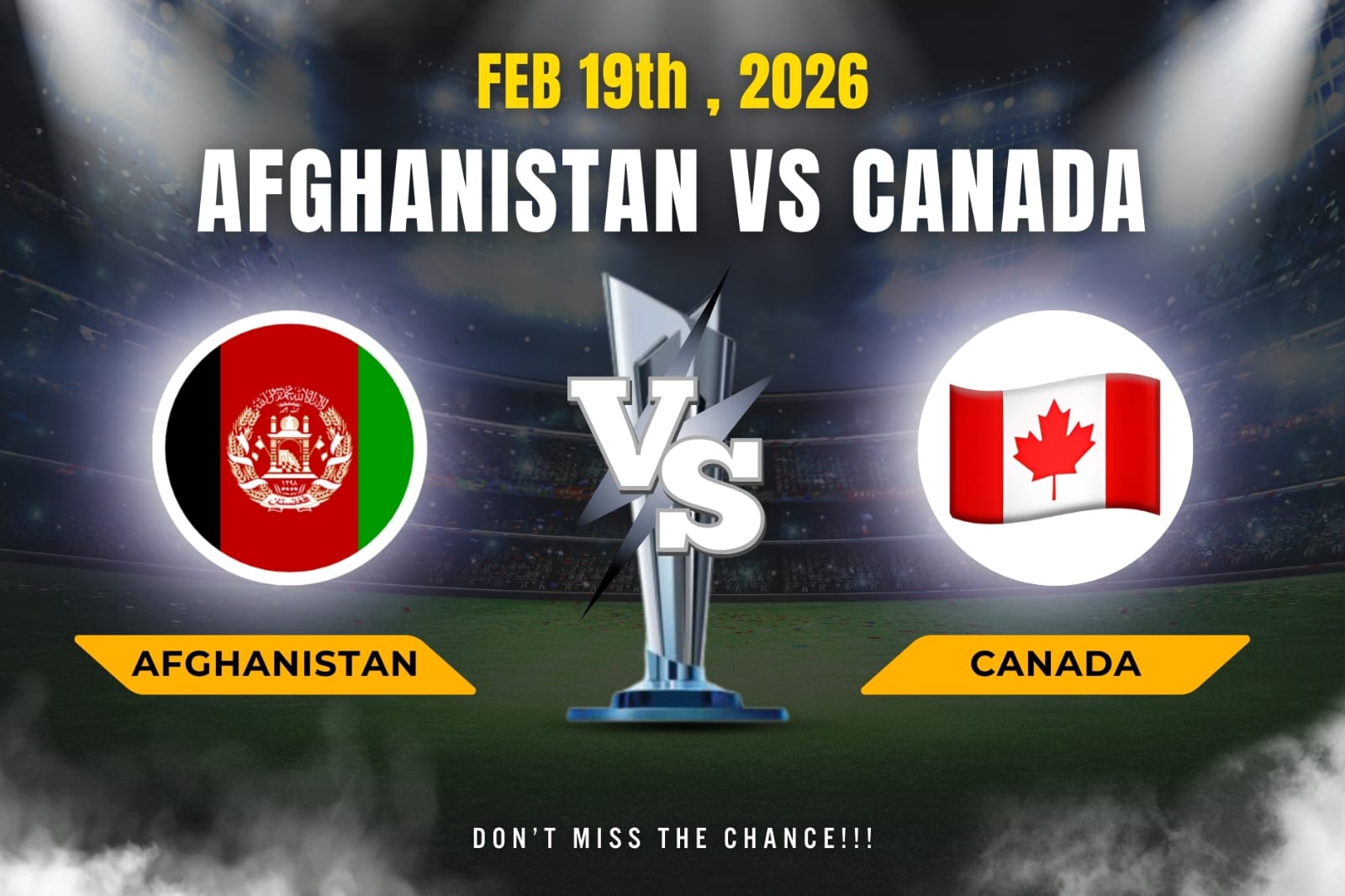 Afghanistan vs Canada