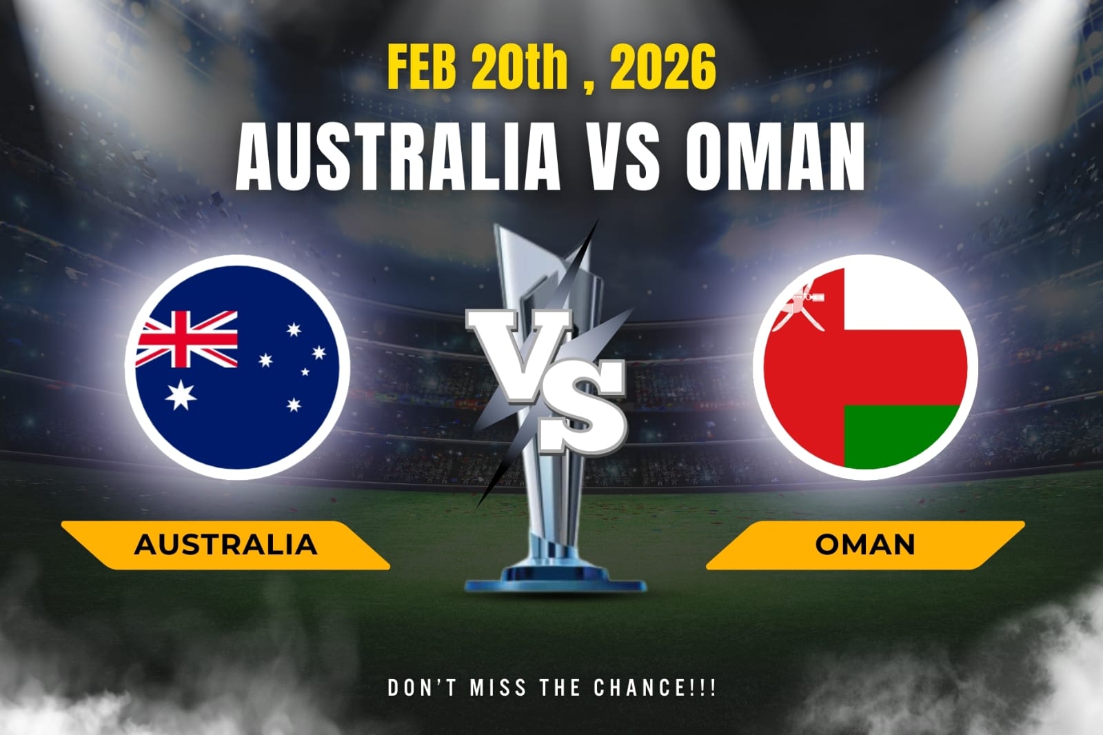 Australia vs Oman